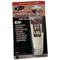 Wood Filler White 50g | Ready-Mixed Multipurpose Filler | Paintable & Easy to Clean by CW Brands