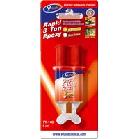 Rapid Epoxy Adhesive 3 Ton | 4 Minute Curing Time | 1:1 Mix Ratio | Clear Finish by CW Brands