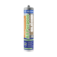 All Purpose Silicone 300g Cartridge | 100% Neutral Cure | Anti-Fungal & Flexible | Off White by H.B Fuller