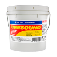 Fire Rated Acoustic Sealant 600ml | Flexible Water-Based | Fire Resistant & Acoustic Performance | White by H.B Fuller