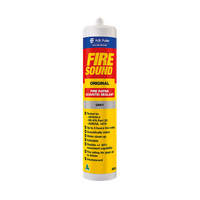 Fire Rated Acoustic Sealant 600ml | Flexible Water-Based | Up to 4 Hours Fire Rating | Rw 65 Acoustic Performance | Grey by H.B Fuller