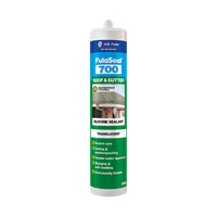 Roof & Gutter Silicone Sealant | Neutral Cure | Waterproof & UV Resistant | 300g Black by H.B Fuller