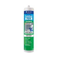 Ultra Clear Acrylic Sealant 300g Cartridge | Water-Based | Mould Resistant & Flexible | Clear by H.B Fuller