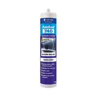Kitchen & Bathroom Silicone Sealant | Acetic Cure | Mould Resistant | 300g Cartridge White by H.B Fuller