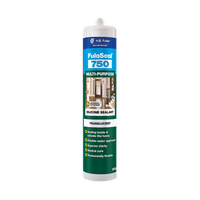 Multi-Purpose Silicone Sealant | Waterproof | ±25% Joint Movement | Neutral Cure | Translucent by H.B Fuller