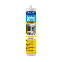 Plumbers Silicone Sealant 400g Cartridge | Neutral Cure | Waterproof & Flexible | Grey by H.B Fuller