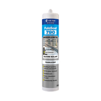 Mirror & Metal Silicone Sealant | Neutral Cure | UV Resistant | 300g Cartridge | Translucent by H.B Fuller