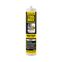 High Tack Hybrid Polymer Adhesive & Sealant | 290ml Cartridge | Instant Grab & Waterproof | White by H.B Fuller