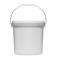 4L Premium Plastic Bucket | Durable Construction | Ideal for Paint Storage | CW Brands