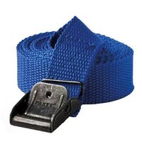 Cargo Strap 2M x 25MM | Steel Buckles & UV-Resistant | 10 Pack | Blue by CW Brands