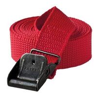 Cargo Strap 2.5M x 25MM Red | Steel Buckles & UV-Resistant | 10 Pack by CW Brands