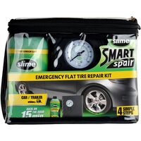 Emergency Tyre Repair Kit | Repairs Tread Punctures Up to 6mm | 12V Inflator | CW Brands