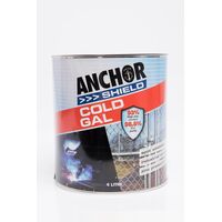 Cold Galvanising Paint 4 Litres | 93% Zinc Content | Fast Drying | Corrosion Resistant by CW Brands