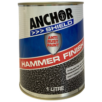 Hammer Finish Paint 1LT | Durable Protective Coating | Slip Resistant | Charcoal by CW Brands