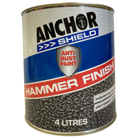 Hammer Finish Paint 4LT | Durable Protective Coating | Uniform Hammer Pattern | Good Slip Resistance by CW Brands