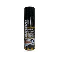 Dashboard Shine and Restorer | Aerosol Dressing | Restores Plastic, Vinyl & Chrome | Easy Spray Application | CW Brands