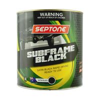 Satin Black Enamel Paint 4L | Rapid Drying | High Temperature Resistance | Excellent Adhesion by CW Brands
