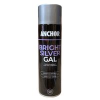 Bright Silver Gal Paint 400GM | Heat Resistant Up to 300°C | Industrial Strength Formula | Durable Finish by CW Brands