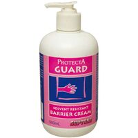 Solvent Resistant Barrier Cream | Non-Greasy & pH Controlled | Protects Against Oils & Greases | 500ml by CW Brands