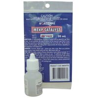 MEKP Catalyst for Fiberglass Repair | 20ml Volume | Initiates Curing Process | Safe Handling Required by CW Brands