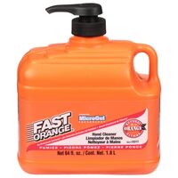 Fast Orange Pumice Hand Cleaner | Biodegradable Formula | Deep Cleaning with Citrus Scent | 1.8L by CW Brands