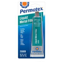 Liquid Metal Filler 99g | Drills, Sands, Paints | Water, Oil, Gas Resistant by CW Brands