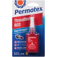 High Strength Threadlocker | 3,000 PSI Holding Power | 10mm to 25mm Fasteners | Red by CW Brands
