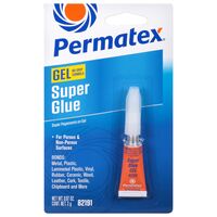 Super Glue Gel Tube 2g | No Drip Formula | Fast Acting Adhesive | Permanent Bond by CW Brands