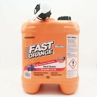 Fast Orange Hand Cleaner 20L with Pump | Biodegradable & Petroleum Solvent Free | Fine Pumice for Deep Cleaning by CW Brands