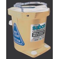 Wide Mouth Mop Bucket 16L | Durable Metal Wringer | Easy Mobility | Blue by CW Brands