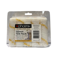 Mini Fabric Roller Covers 100mm | 10 Pack | High-Quality & Durable by CW Brands