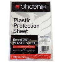 Plastic Drop Sheet | Disposable Surface Protection | Protects Paint Drips & Dust | Versatile Use by CW Brands