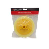 Compounding Head Yellow 150mm | Aggressive Cutting | High-Density Foam | Heavy Duty by CW Brands