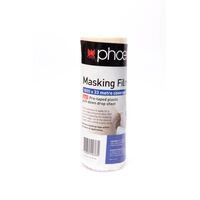 Masking Film Roll 1800mm x 33m | Self Static Cling & Quality Tape | Indoor/Outdoor Use by CW Brands