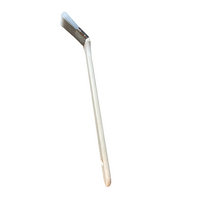 Radiator Brush 38mm | Offset Timber Handle | Stainless Steel Ferrule | Tapered Synthetic Filament by CW Brands