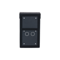 Surface Mounted Security Camera Box with Rain Cover | Durable Weather-Resistant Plastic | Black by Dahua Technology