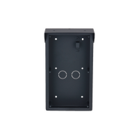 Surface Mounted Security Camera Box with Rain Cover | Durable Weather-Resistant Plastic | Black by Dahua Technology