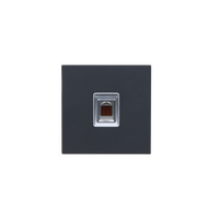 IP Apartment Intercom Fingerprint Reader | IP Network Compatible | Secure Access | Black by Dahua Technology