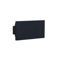 IP Apartment Intercom Blank Plate | Black | Compatible with Dahua Pro Series | Durable Design by Dahua Technology