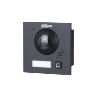 IP Apartment Intercom | 2MP HD Camera | IK07 & IP65 Rated | Black by Dahua Technology