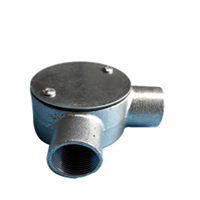 Junction Box 2 Way Angled | Galvanized & Stainless Steel | Push On Locfit Design | Durable by United Manufacturers Australia