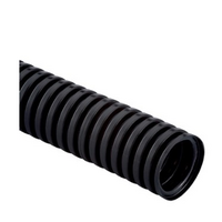 Corrugated Low Smoke Zero Halogen Conduit | 32mm Diameter | Flame Retardant & UV Resistant | Black by United Manufacturers Australia