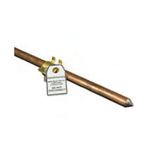 Earth Rod 13.0mm Copper-Clad Steel with Tag & Clip | Durable & Corrosion-Resistant | Pack of 10 by United Manufacturers Australia