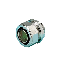 Liquid Tight Connector 20mm | IP66 Waterproof | Nickel Plated Steel & TPE/Rubber | Straight Design by United Manufacturers Australia