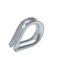 Wire Rope Thimble 6.00mm | Durable Steel Construction | Pack of 10 | Heavy-Duty Protection by United Manufacturers Australia