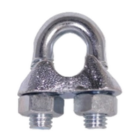 Wire Rope Grip 6.00mm | Pack of 10 | Durable Metal Construction | Secures Wire Ropes by United Manufacturers Australia