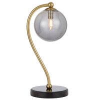 FELTON TABLE LAMP BLACK MARBLE