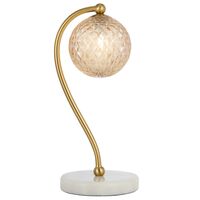 FELTON TABLE LAMP WHITE MARBLE