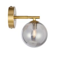FELTON 1 LIGHT WALL LIGHT ANTIQUE GOLD