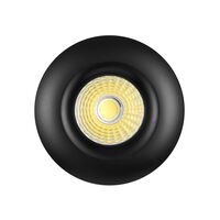DURO ROUND STAIR/DOWN LIGHT BLACK